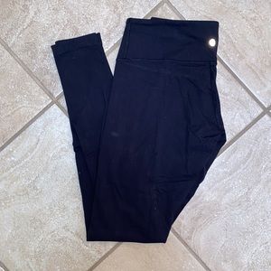 Black Lululemon Ankle Length Leggings
